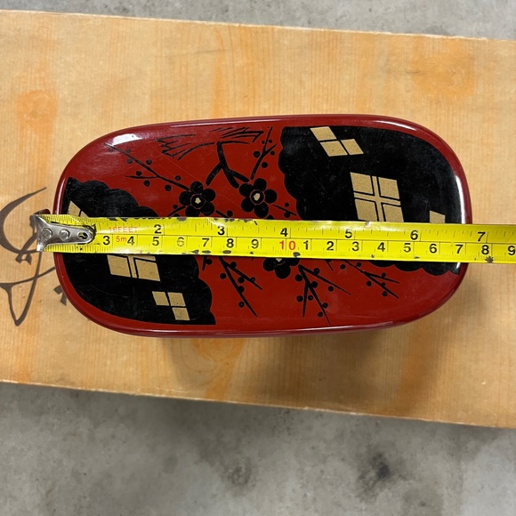 Set of 6 Traditional Japanese 2 Tier Bento Box Lunch Container, Made in Japan - Picture 5 of 7